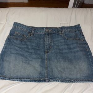 Wild Fable Blue Denim Mini Skirt